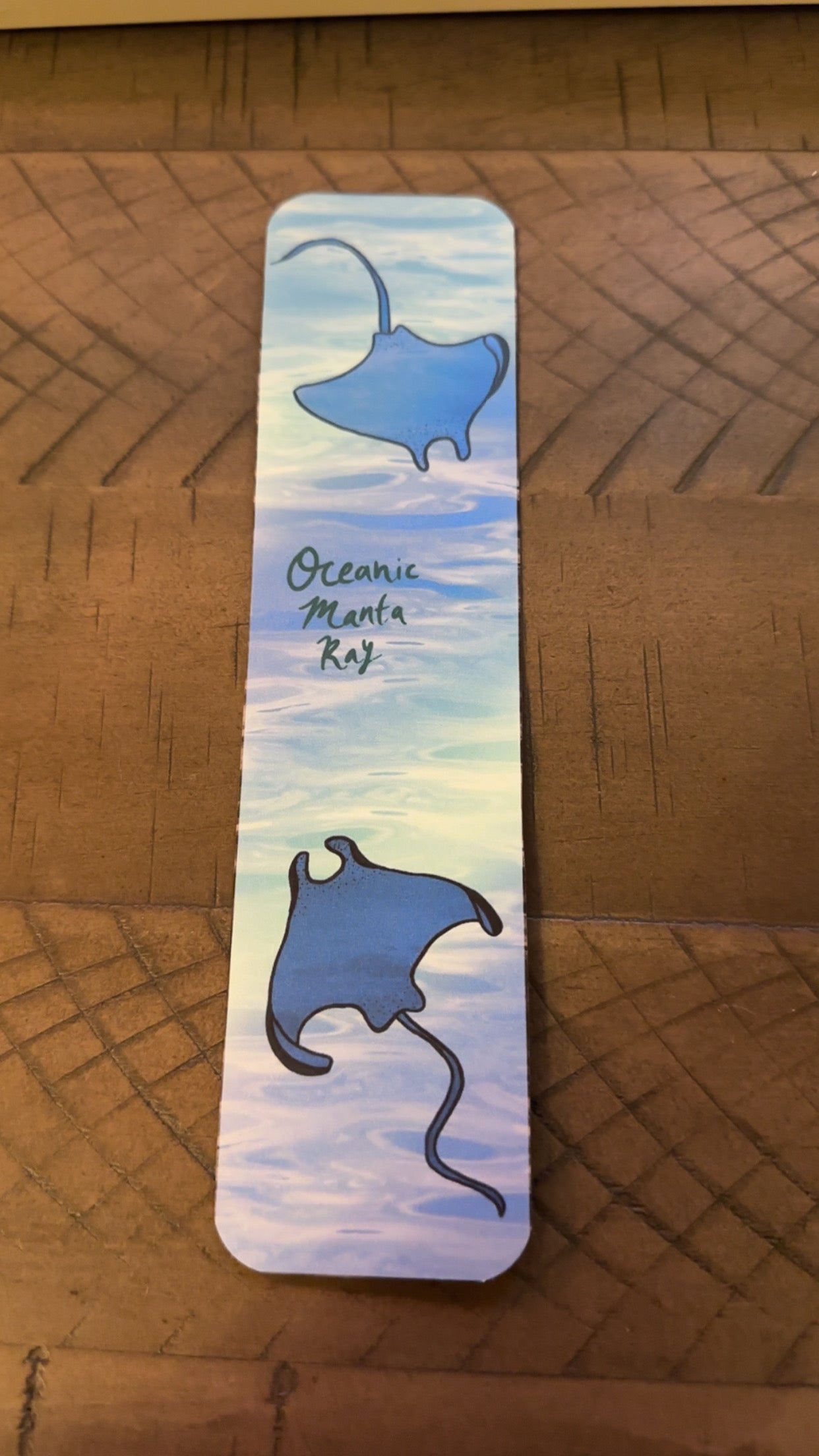 Oceanic Manta Rays Bookmark